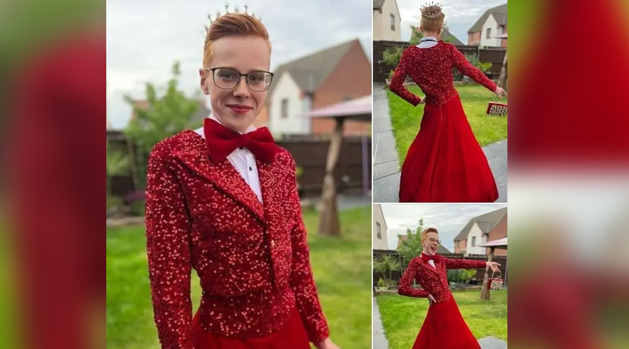 Prom Night Becomes a Style Spectacle Teen’s Bold Ballgown Ignites Online Debate