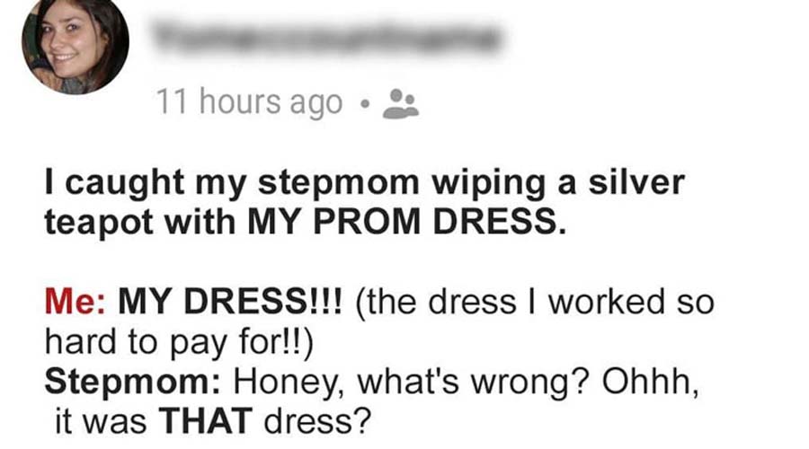 Woman Cuts Her Stepdaughter’s Prom Dress to Pieces — Dad Has Daughter’s Back & Teaches Wife a Lesson