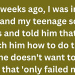 16-Year-Old Boy Says Only “Failed Men” Do Chores, His Divorced Parents React in a Powerful Way