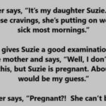 A mom takes her daughter to the doctor