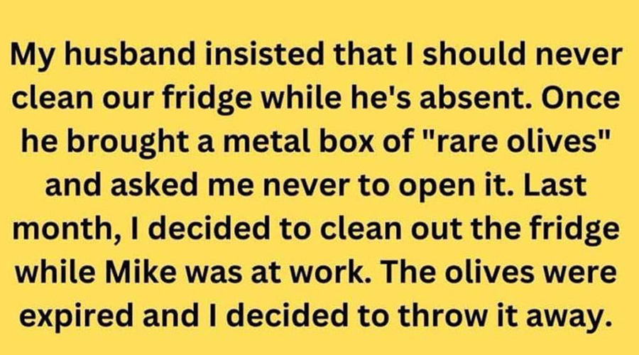 My Husband Doesn’t Allow Me to Clean the Fridge in His Absence. I Did It Anyway, Revealing His Creepy Secret