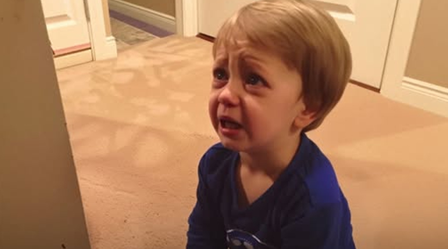 “No, mommy, no!” Johnny threw himself on the floor, his screams echoing through the house.