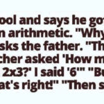 Little Johnny gets an F in math