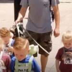Kentucky Dad of Quintuplets Shamed for Walking His Kids on a Leash: ‘They Are Humans, Not Dogs’
