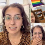 A teacher in California removed the American flag from her classroom and her students pledged allegiance to the pride flag instead
