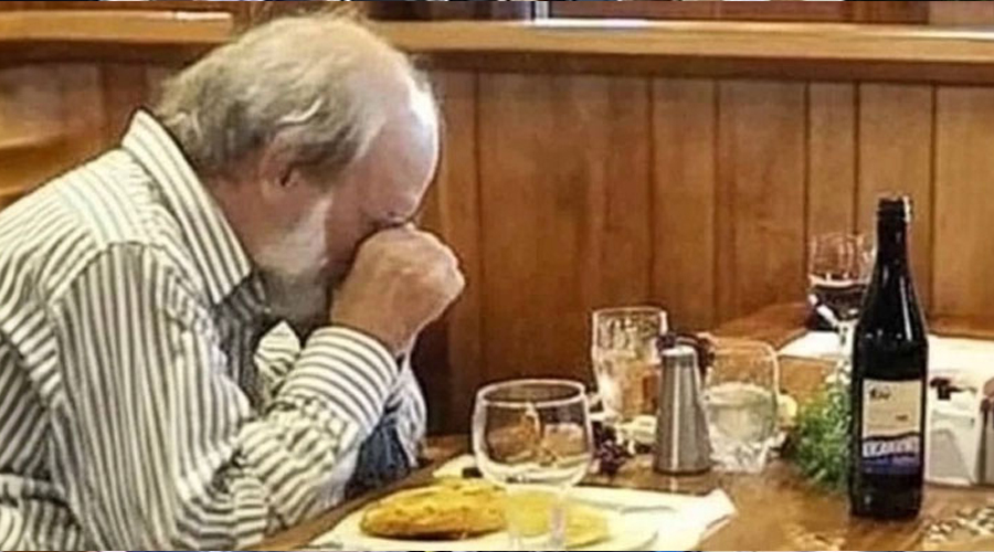 When an old man’s visitor failed to show up for the meal I had prepared for two I discovered a shocking fact