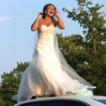 I Stepped Outside One Morning and Saw a Woman in a Wedding Dress on My Husband’s Car Roof