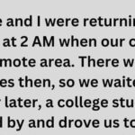The Night We Were Saved by a Future Criminal…
