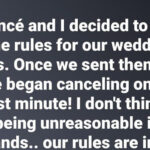 Woman sends list of rules to wedding guests soon a lot of them start cancelling