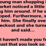 Young Man Notices A Lady Following Him