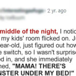 3-Year-Old Girl Cries Claiming a Monster Is Under Her Bed, Mom Decides to Check…