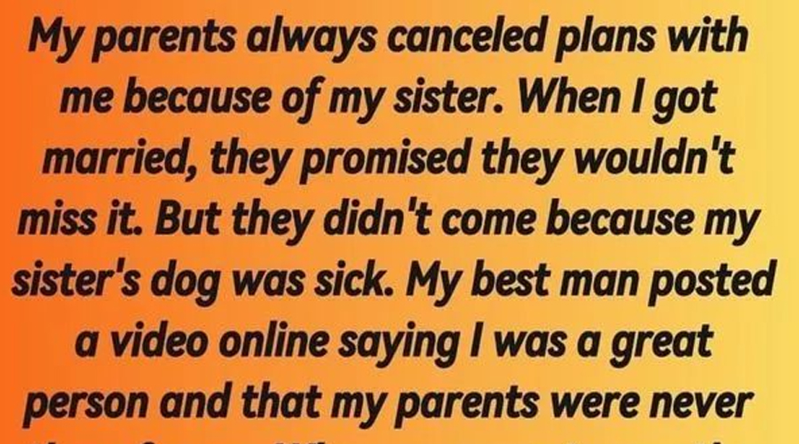 My Parents Chose My Sister Over Me and Missed My Wedding