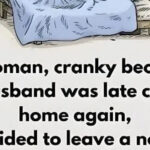 Woman hides under the bed to check on her husband