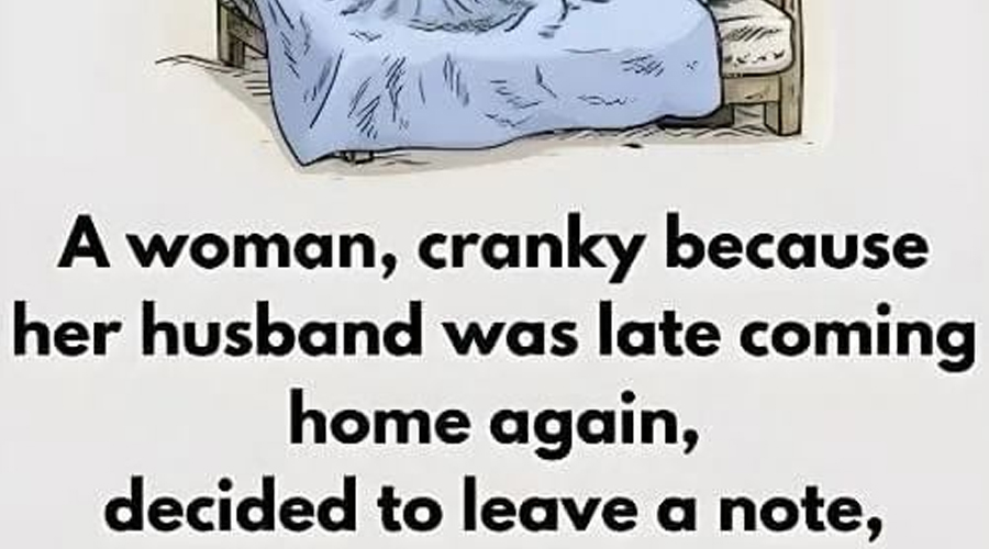 Woman hides under the bed to check on her husband