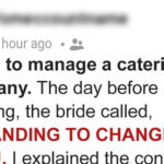 Bride & Groom Canceled Their Catering at the Last Minute – Then They Came Crashing Down to Earth