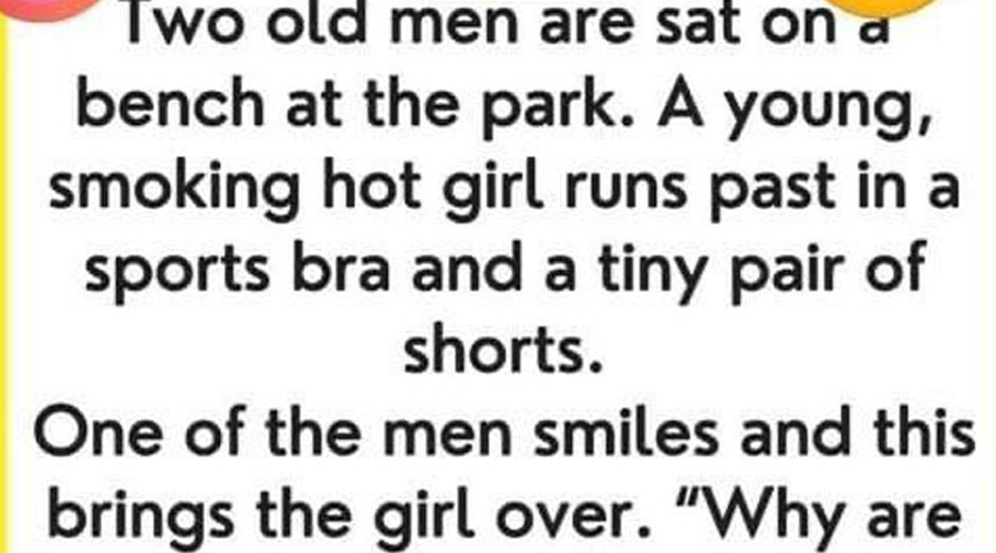 Old Men Sitting On A Bench We’ve Chuckled With Tears