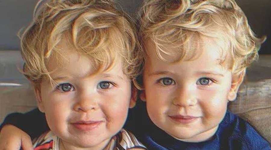 MAN AND WOMAN ON A BLIND DATE REALIZE THEIR KIDS ARE CARBON COPIES