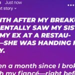 A Month After My Breakup, I Accidentally Saw My Sister with My Ex at a Restaurant — She Was Handing Him Money