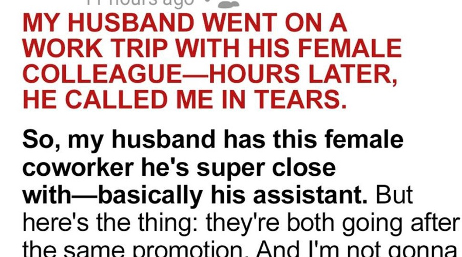 My Husband Went..