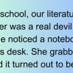 The Day a Classmate Stood Up to a Cruel Teacher