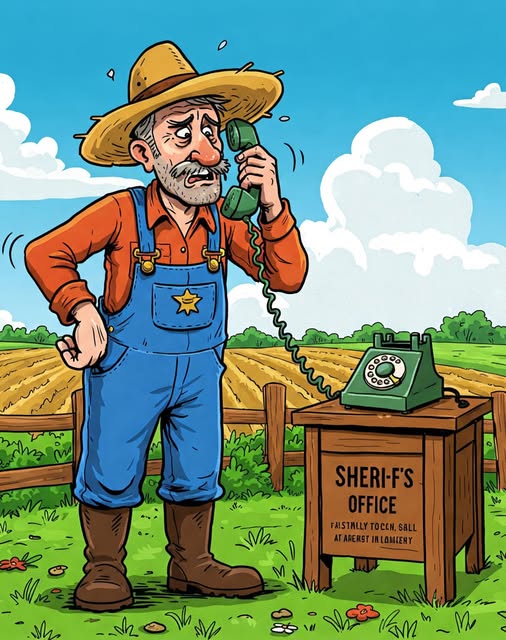 Farmer John lived on a quiet rural highway.