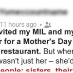I Took My MIL Out for Mother’s Day She Turned It into a Family Banquet and…