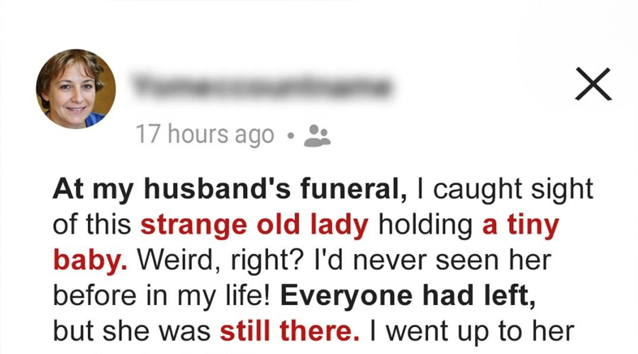 At Husband’s Funeral Wife Meets a Woman with His Baby in Her Arms – Story of the Day