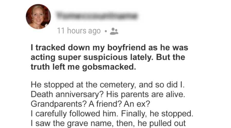 I Tracked My Suspicious Boyfriend Straight to the Cemetery – If Only I Had Known Whom He Came to Visit