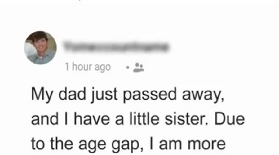 Brother Wants to Adopt His Little Sister after Dad’s Death, Finds Out His Wife Is against It