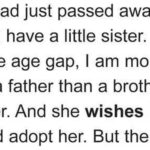 Brother Wants to Adopt His Little Sister after Dad’s Death, Finds Out His Wife Is against It…