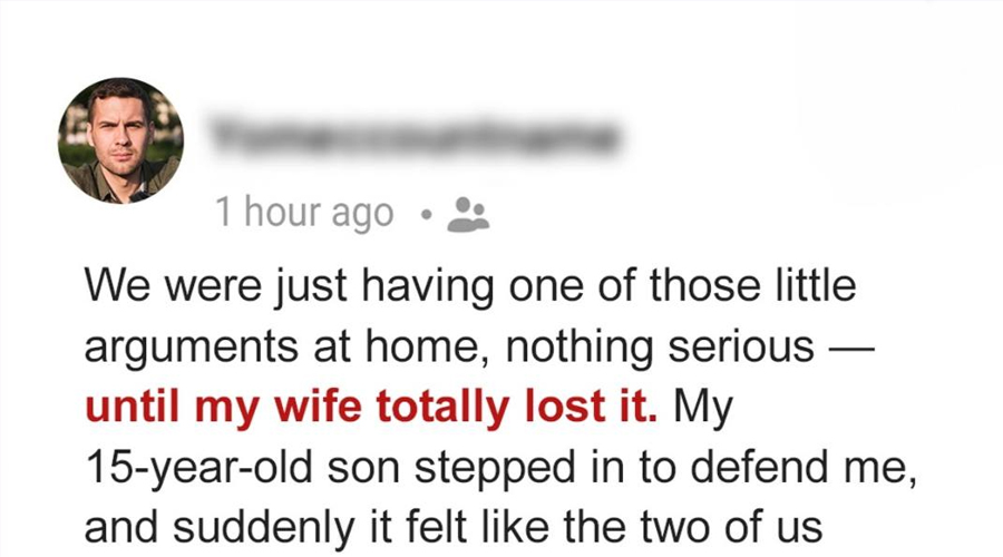 During an Argument My Wife Said I Wasn