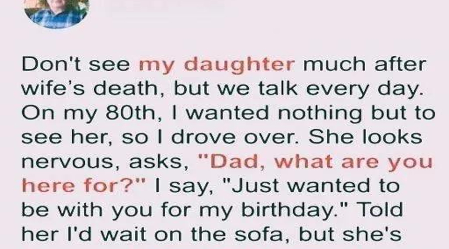 Old Man Goes to Visit Daughter for His 80th Birthday, She Doesn’t Let Him Enter Her House