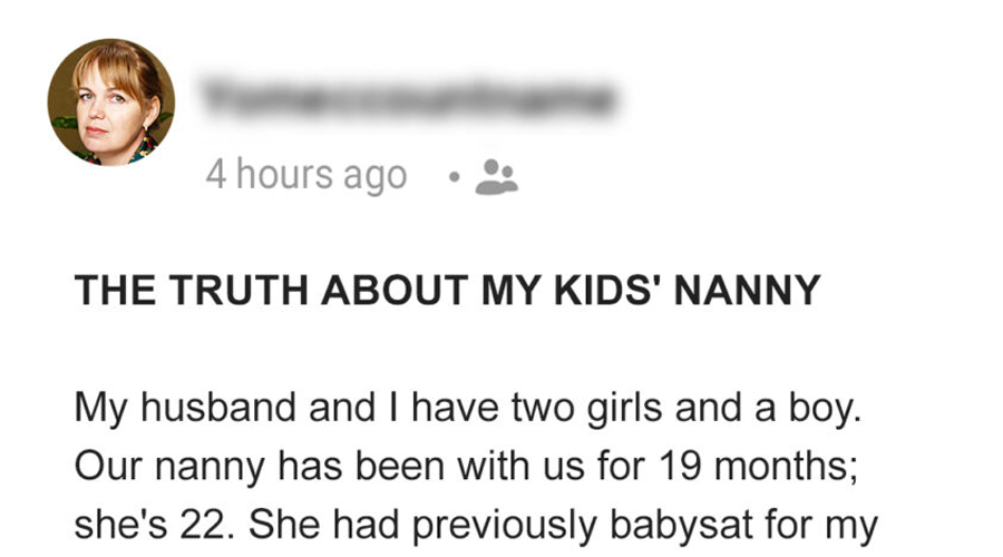 I Suspected My Husband Was Cheating with the Nanny of Our 3 Kids & Installed Hidden Cameras to Prove It