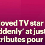 Star dies ‘suddenly at home’ at the age of 53