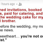 I Helped Plan My SIL’s Wedding, Baked the Cake, Paid for the Catering – Then Found Out on the Wedding Day I Wasn’t Invited