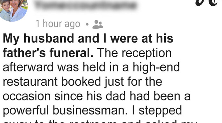 At My FIL’s Funeral, My 4-Year-Old Was Crawling Under the Table – What He Saw There Turned Our Lives Upside Down