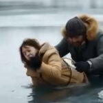 A prisoner pulled a pregnant girl out of an icy river. What happened next shook the entire area.