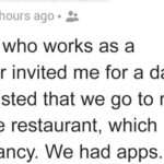 Woman Blocks Man Following Their 1st Date in Which He Paid for Their $500+ Dinner