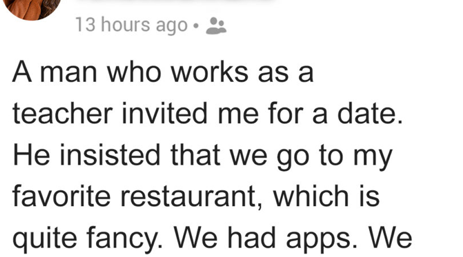 Woman Blocks Man Following Their 1st Date in Which He Paid for Their $500+ Dinner