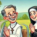 A priest offered a nun a lift