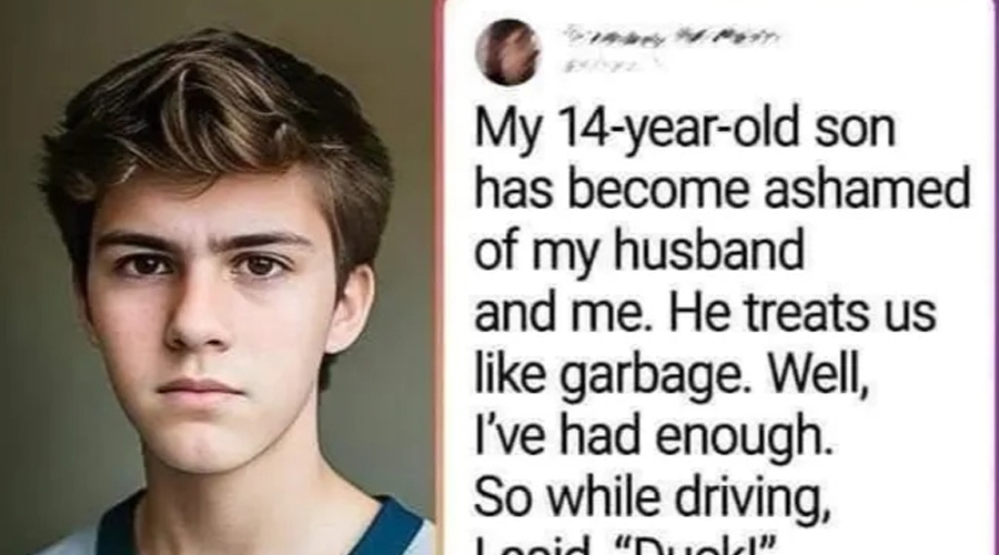 My son was ashamed of me and said: ’I don’t want people to think we came together,