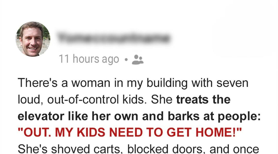 A Mom of 7 Demanded My Deaf Grandpa Get Out of the Elevator—So I Brought Her…