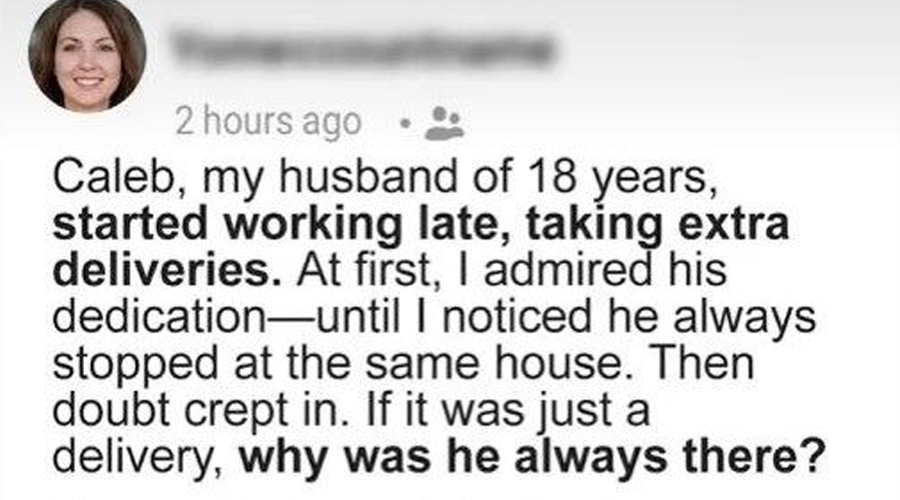 Every Time My Husband Works Late, He Ends up at the Same Address, So I Drove There Myself