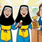 TWO NUNS WERE SHOPPING AT A 7-11 STORE