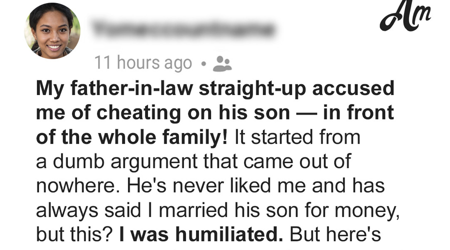 My Father-in-Law Accused Me of Cheating – Days Later, Karma Caught Up with Him