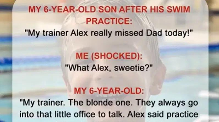 My Son Came Home from Swim Practice and Said, ‘My Trainer Really Misses Dad’ — Then Everything Made Sense