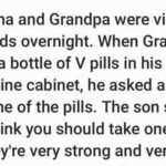 Story: Grandma and Grandpa were visiting their kids overnight