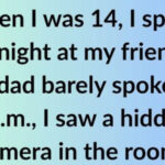 When I was 14, I spent the night at my friend’s. Her dad barely spoke. At 2 a.m., I saw a hidden camera in the room.