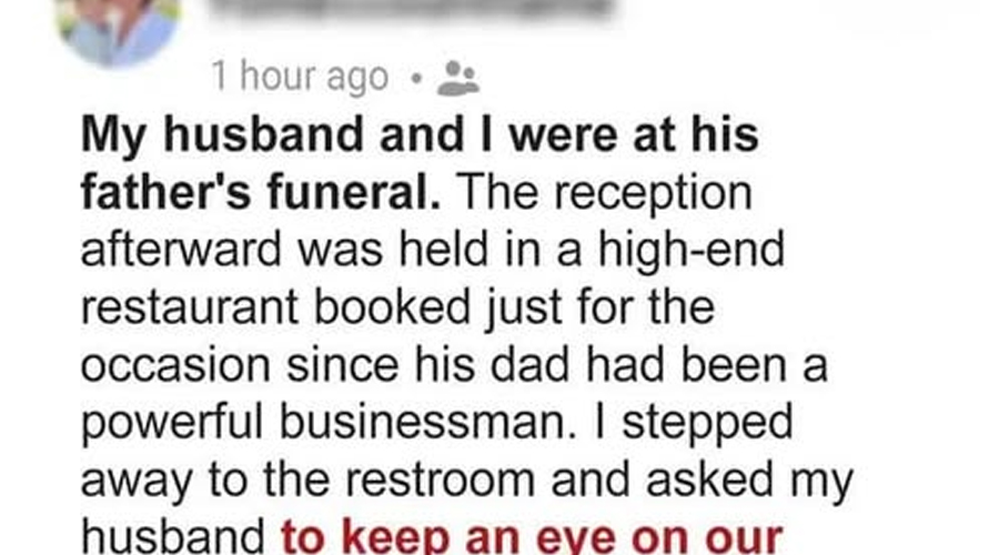 At My FILs Funeral, My 4-Year-Old Was Crawling Under the Table, What He Saw There Turned Our Lives Upside Down