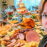 For my husband’s birthday, I made a fancy dinner for 20 people. But he ditched me to go to a bar to celebrate.